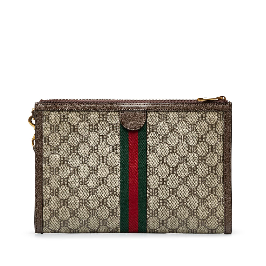 Gucci X Balenciaga BB Supreme Ophidia Web Clutch (SHG-hiJcJq)