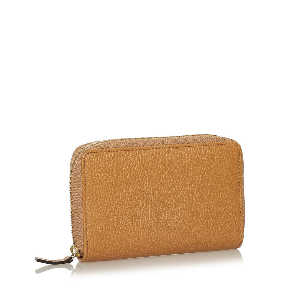 Gucci Zip Around Leather Wallet (SHG-34953)