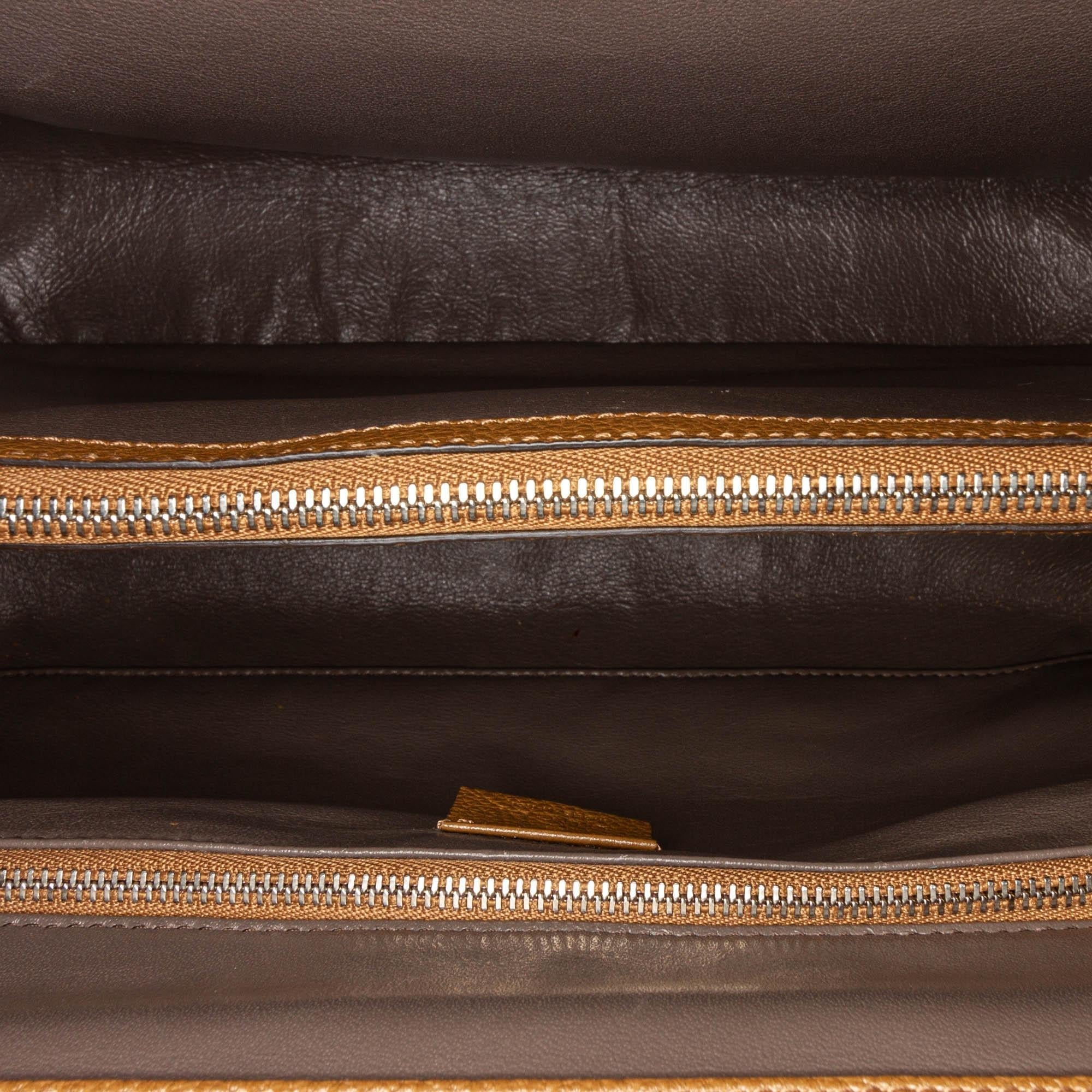 Gucci Zumi Leather Satchel (SHG-22966)