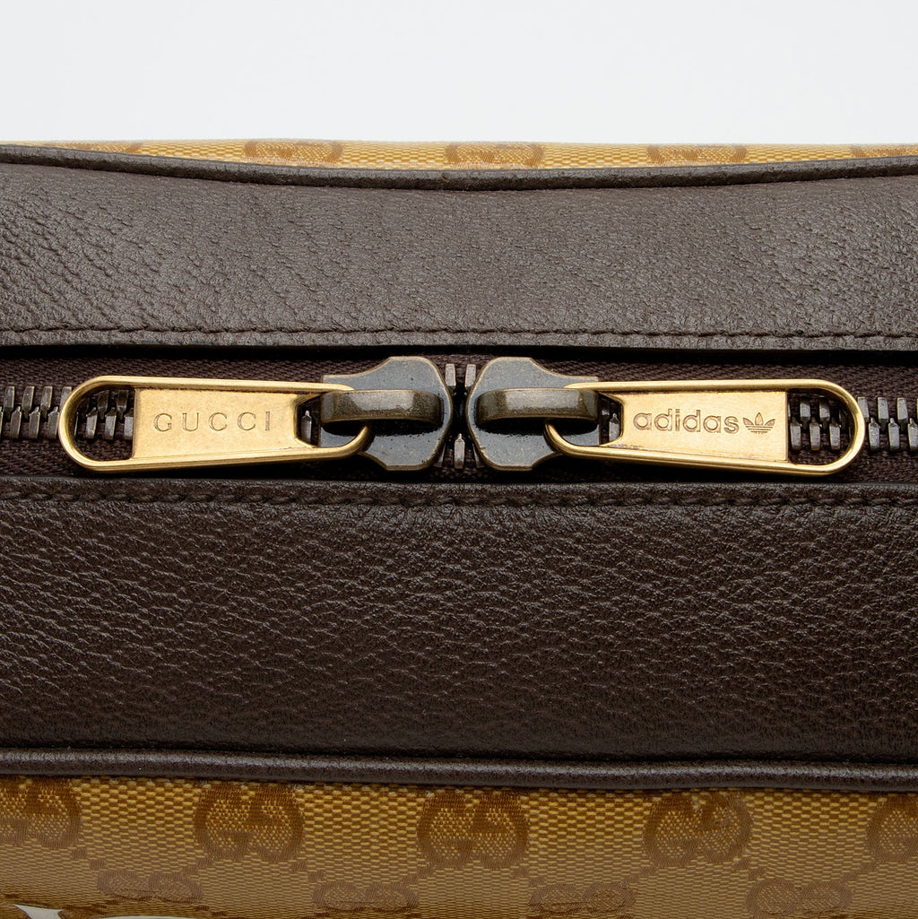 Gucci x Adidas GG Crystal Web Small Shoulder Bag (SHF-Qo4Xtd)