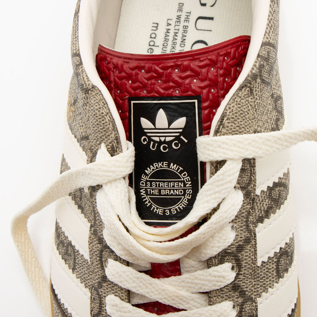 Gucci x Adidas GG Supreme Gazelle Sneakers - Size 6 / 36