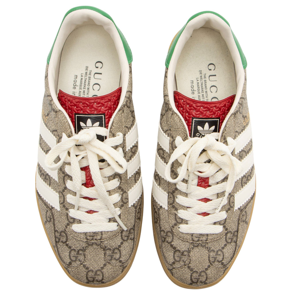 Gucci x Adidas GG Supreme Gazelle Sneakers - Size 6 / 36