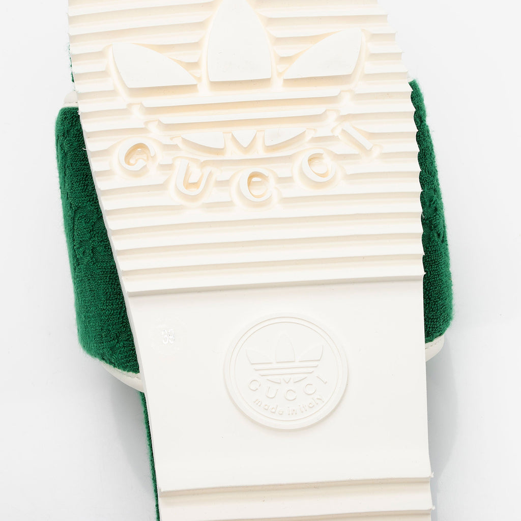 Gucci x Adidas GG Terry Cloth Platform Slides - Size 9 / 39 (SHF-cuOoc7)