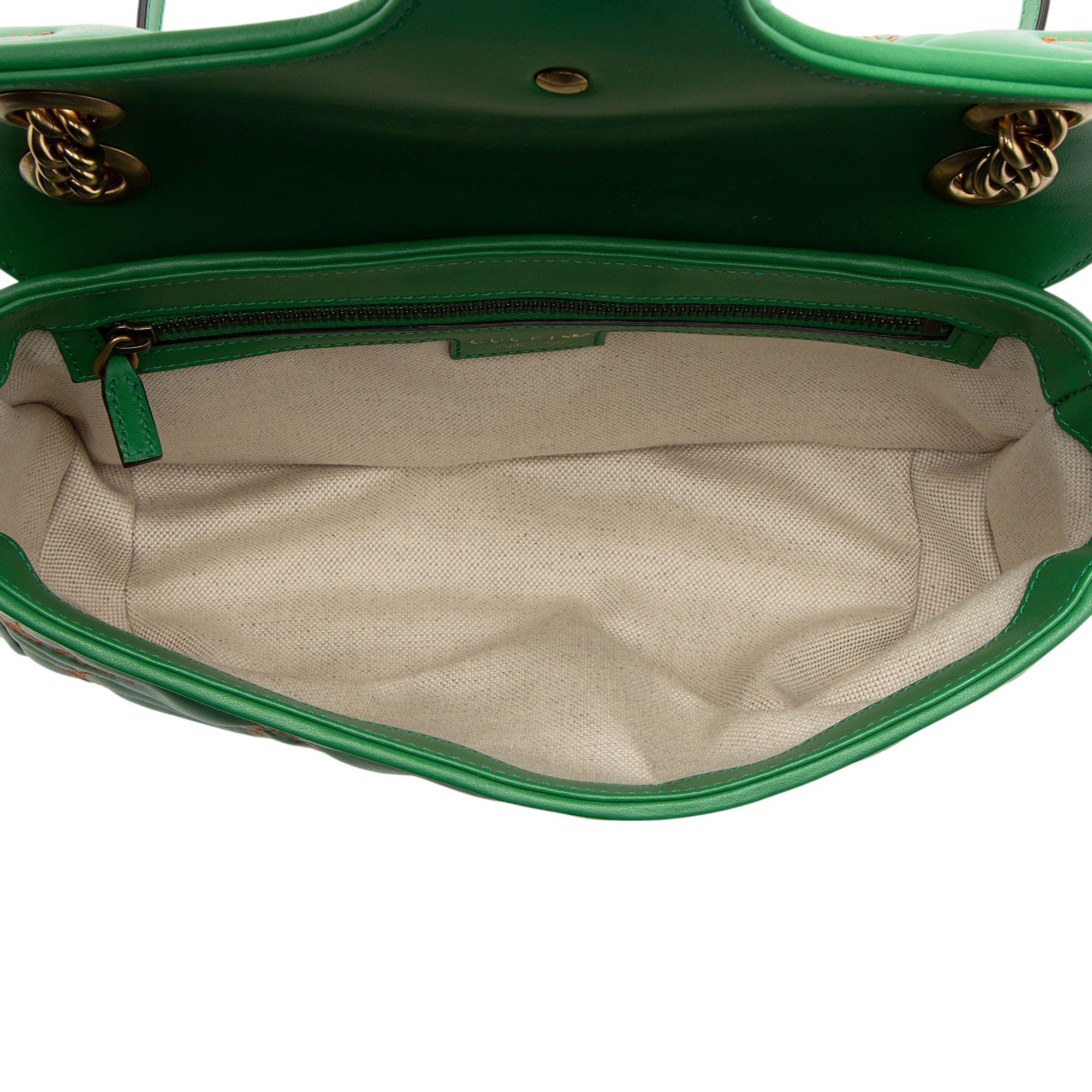 Gucci x Adidas Matelasse Leather GG Marmont Small Flap Bag