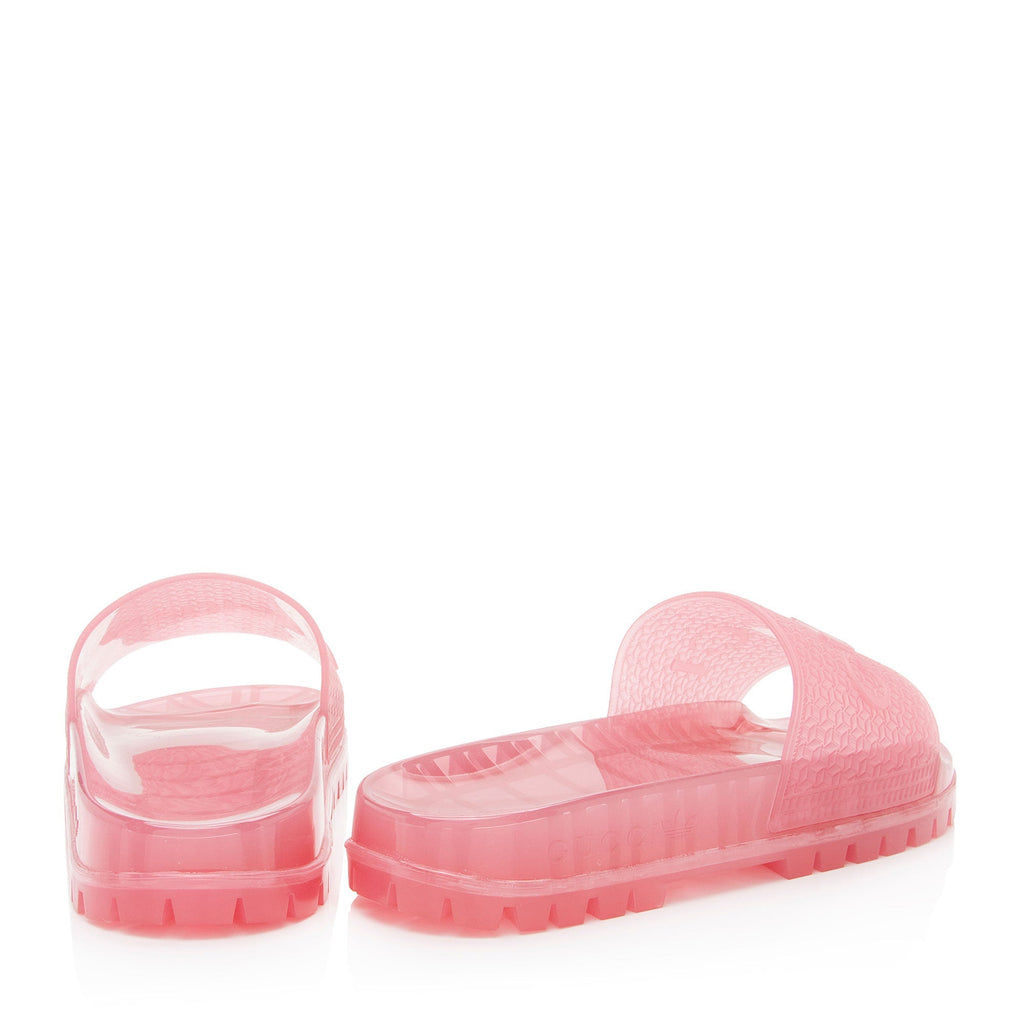 Gucci x Adidas Rubber Logo Slides - Size 9 / 39