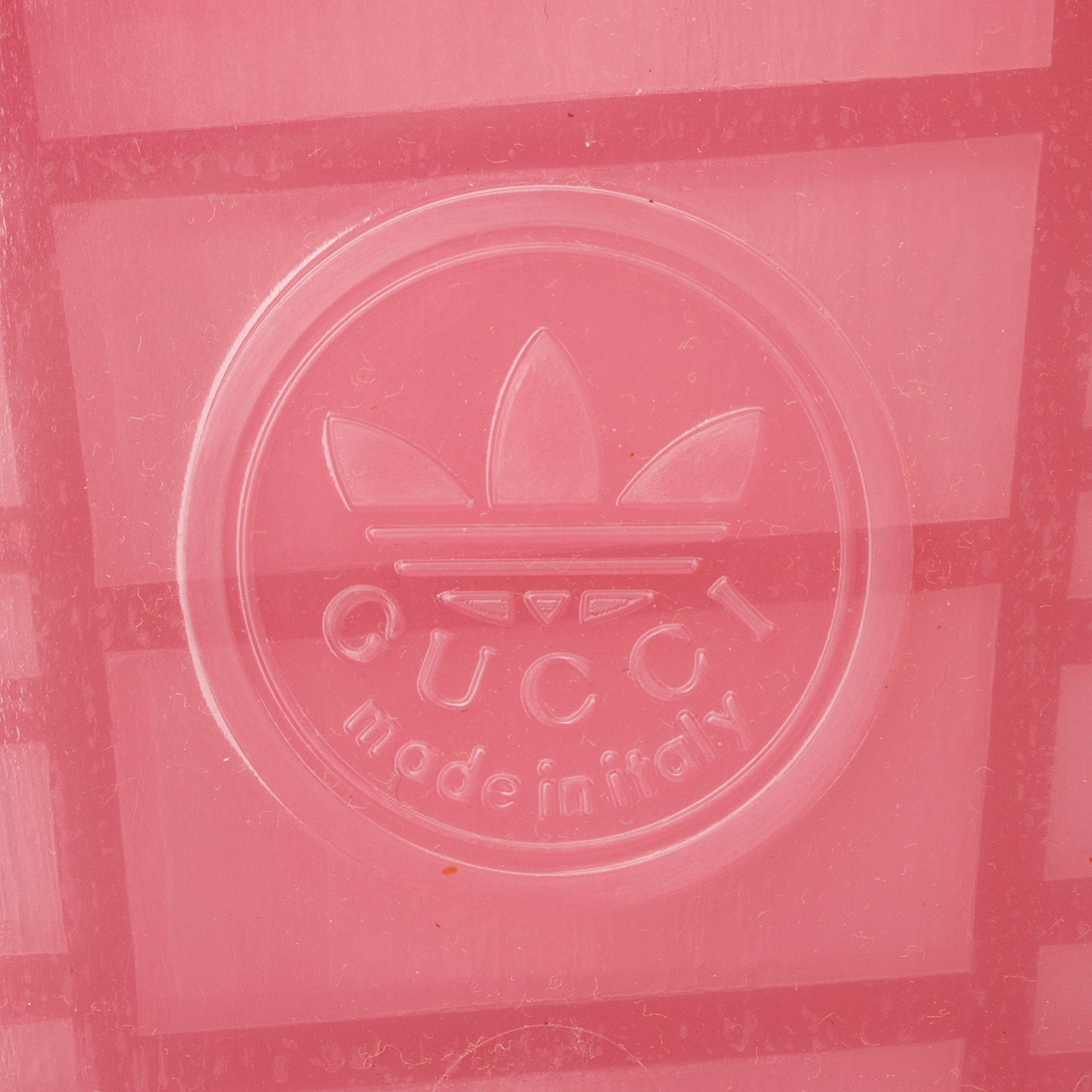 Gucci x Adidas Rubber Logo Slides - Size 9 / 39