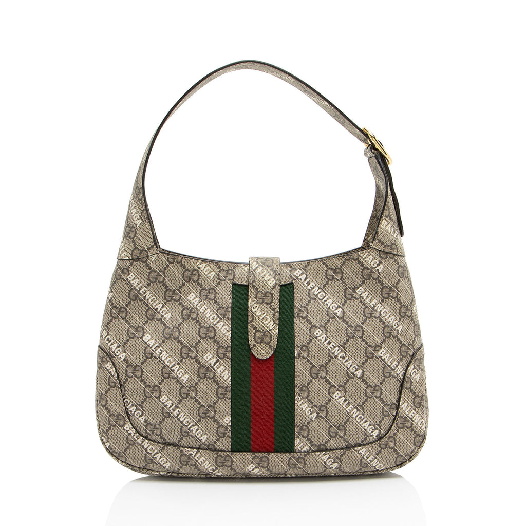 Gucci x Balenciaga GG Supreme The Hacker Project Jackie Small Shoulder Bag