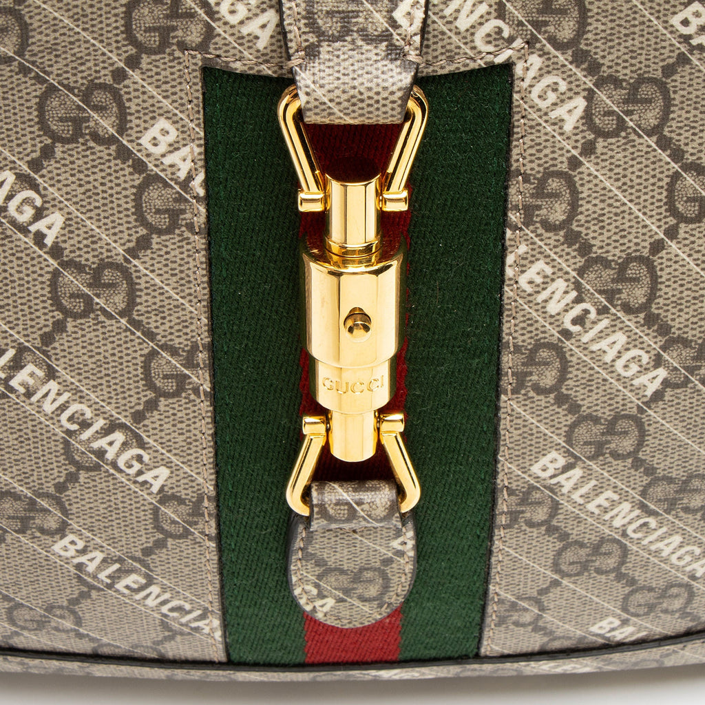 Gucci x Balenciaga GG Supreme The Hacker Project Jackie Small Shoulder Bag