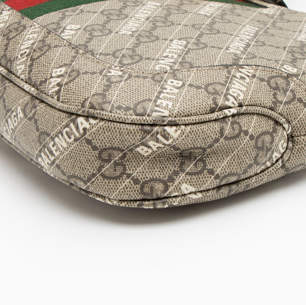 Gucci x Balenciaga GG Supreme The Hacker Project Jackie Small Shoulder Bag