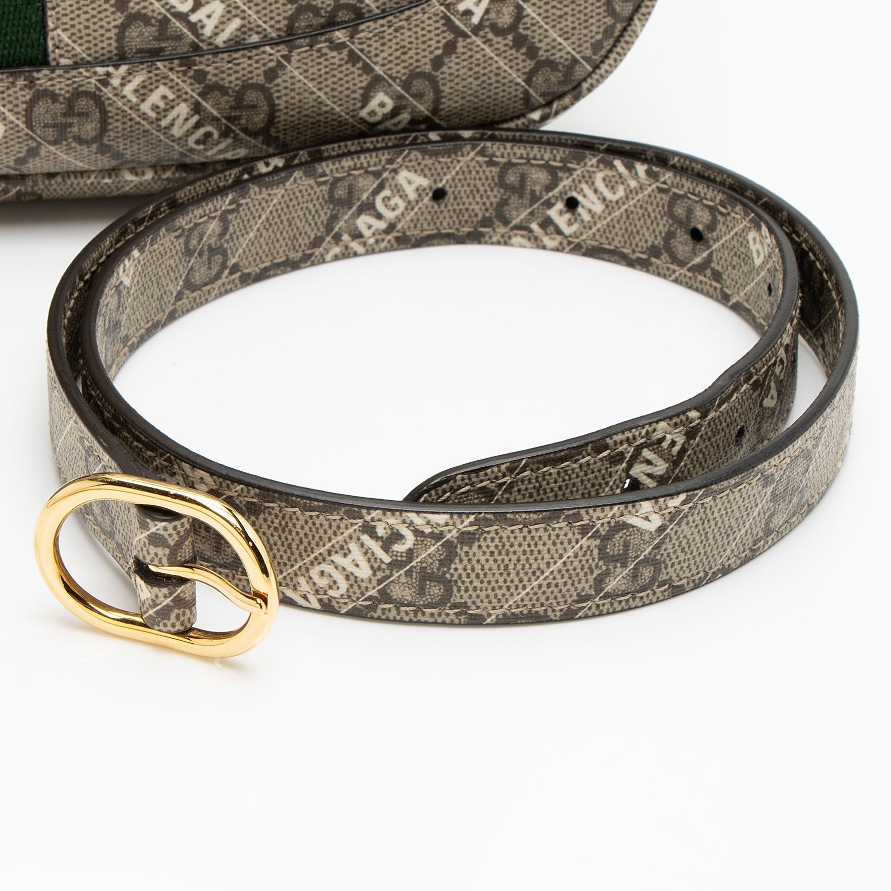Gucci x Balenciaga GG Supreme The Hacker Project Jackie Small Shoulder Bag