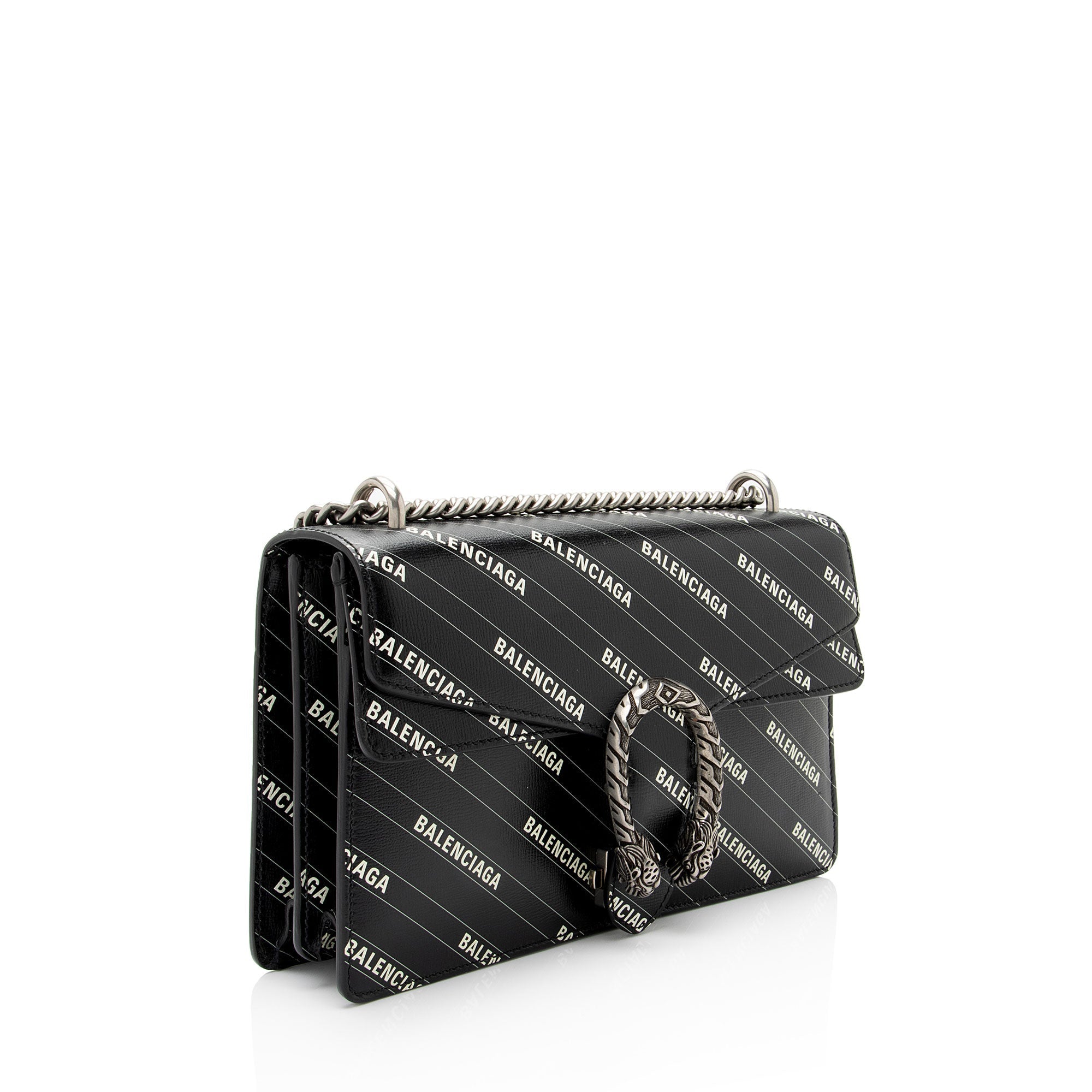 Gucci x Balenciaga Leather Dionysus The Hacker Project Small Shoulder Bag (SHF-qNmspE)