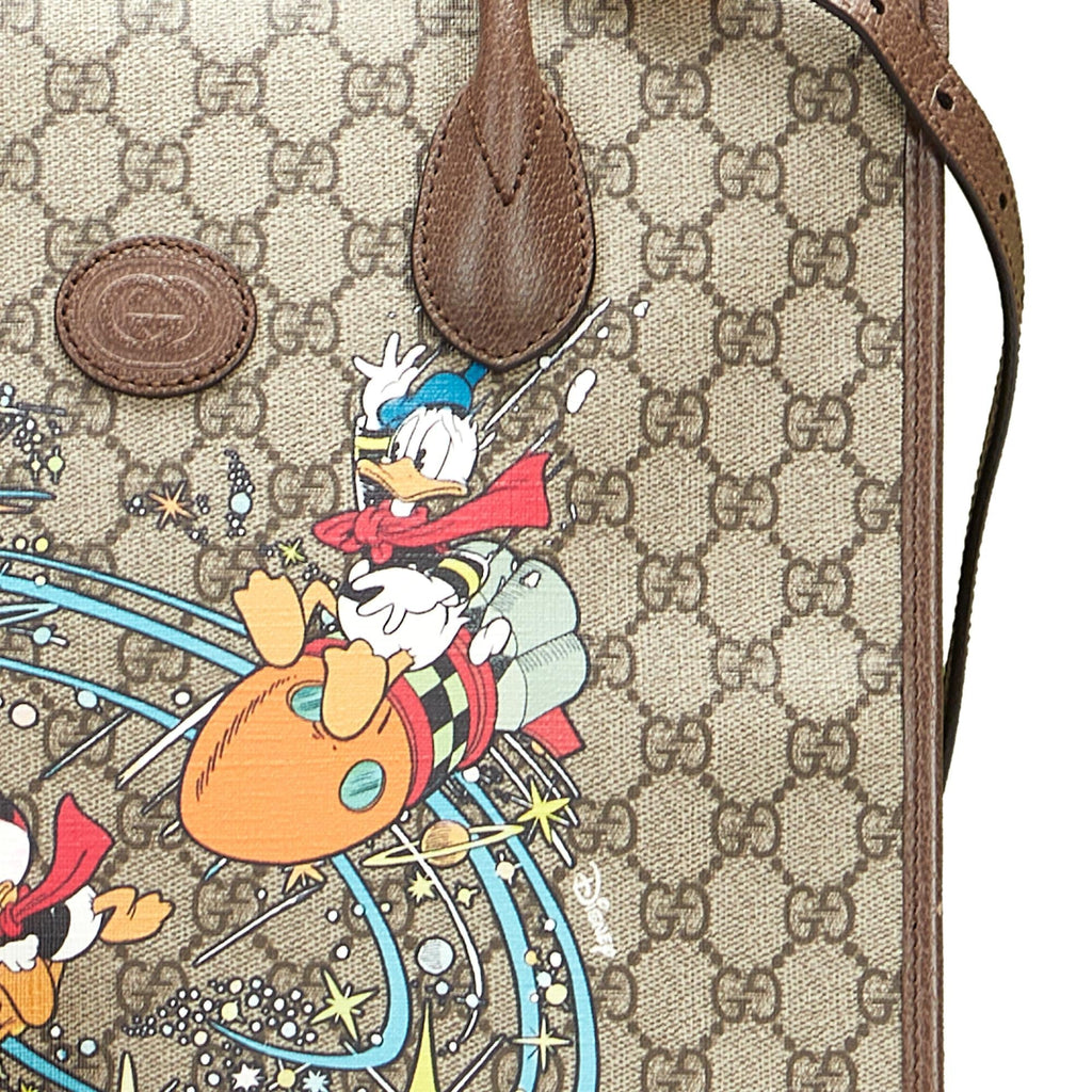 Gucci x Disney Small GG Supreme Donald Duck Satchel (SHG-18nIFQ)