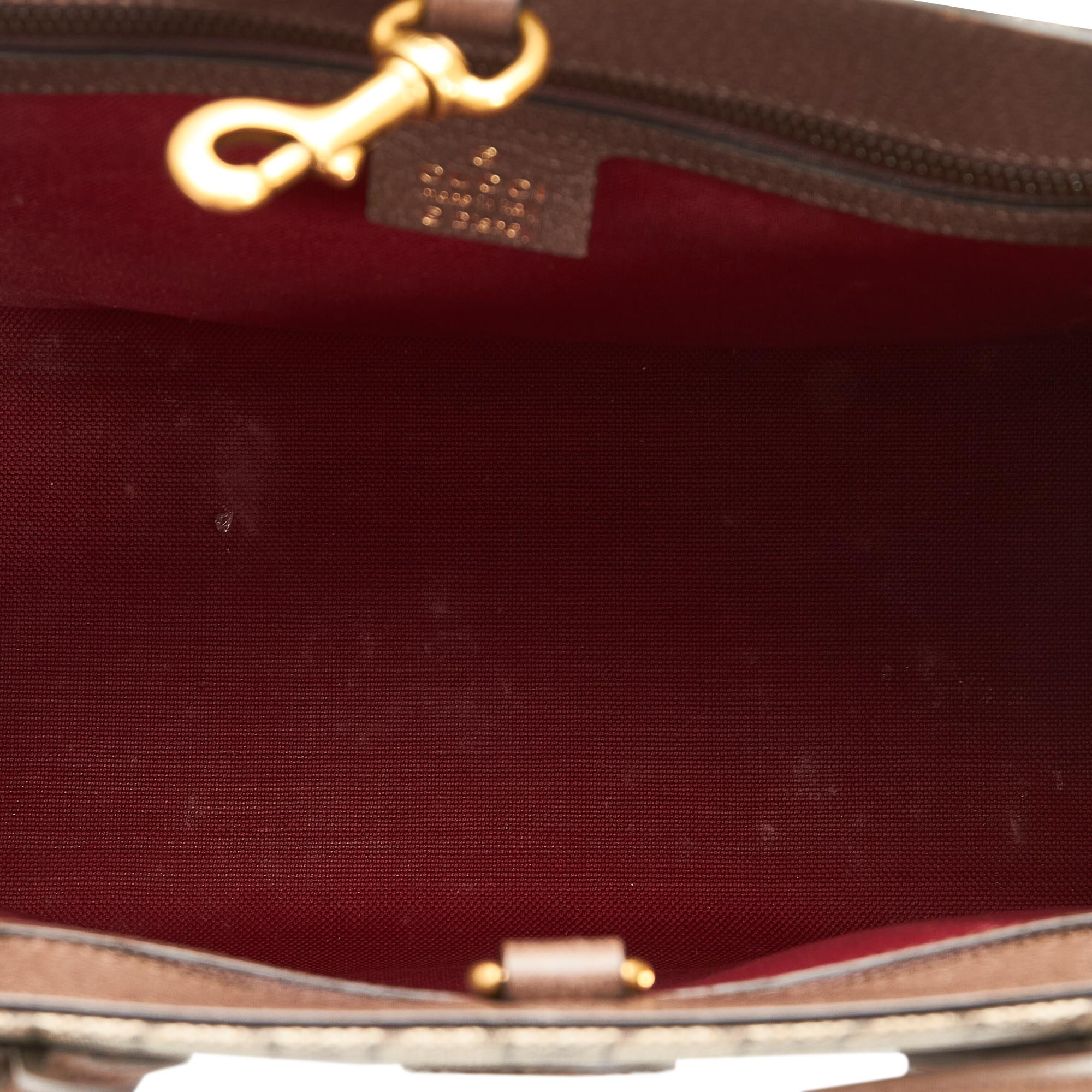 Gucci x Disney Small GG Supreme Donald Duck Satchel (SHG-18nIFQ)
