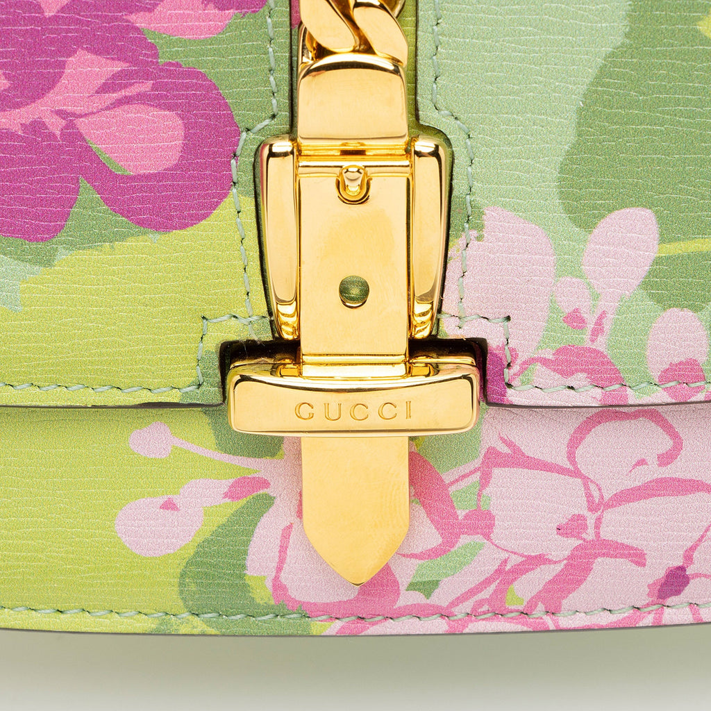 Gucci x KLB Scott Leather Floral Sylvie 1969 Mini Crossbody