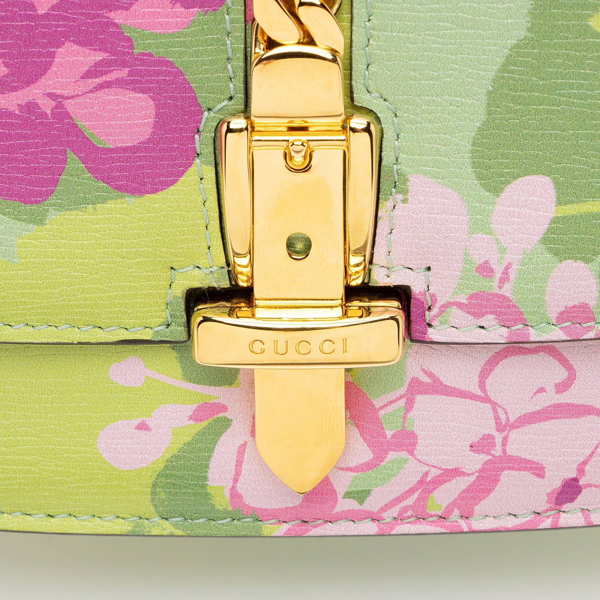 Gucci x KLB Scott Leather Floral Sylvie 1969 Mini Crossbody