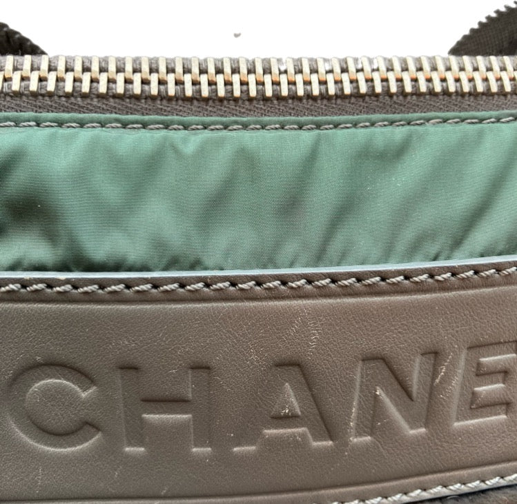 Chanel 2005-2006 Black Lapin Fur Sport Line Handbag