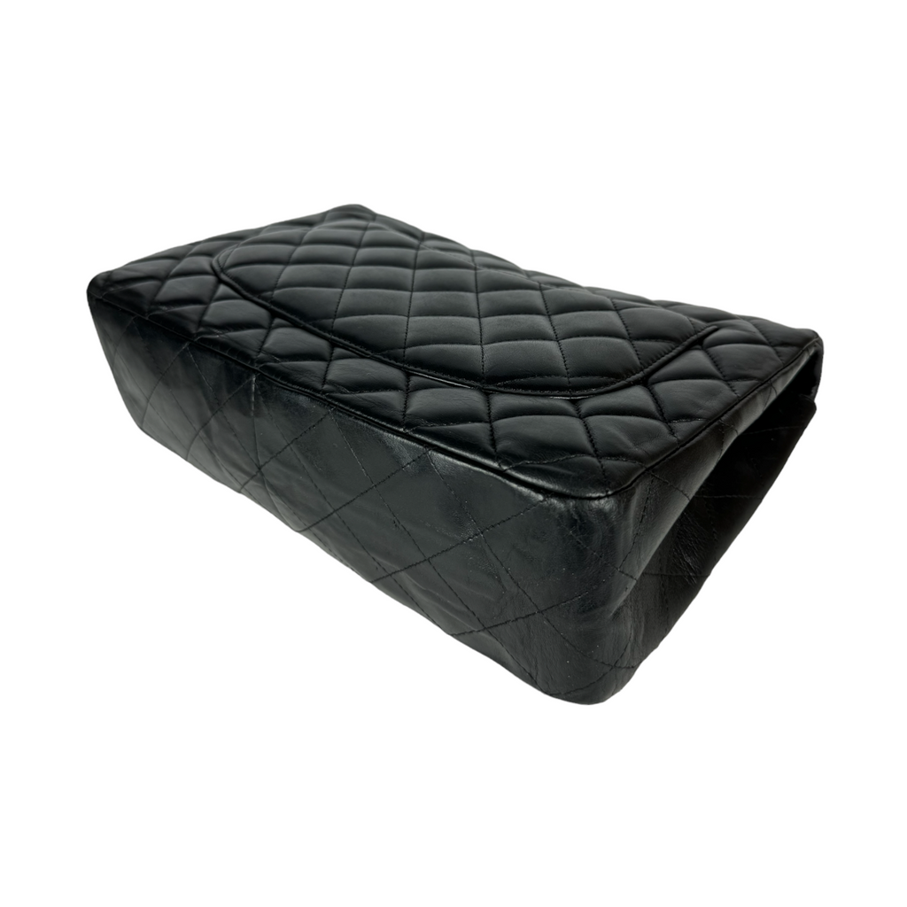 Chanel Classic Single Flap Jumbo Black Lambskin SiLouis Vuittoner