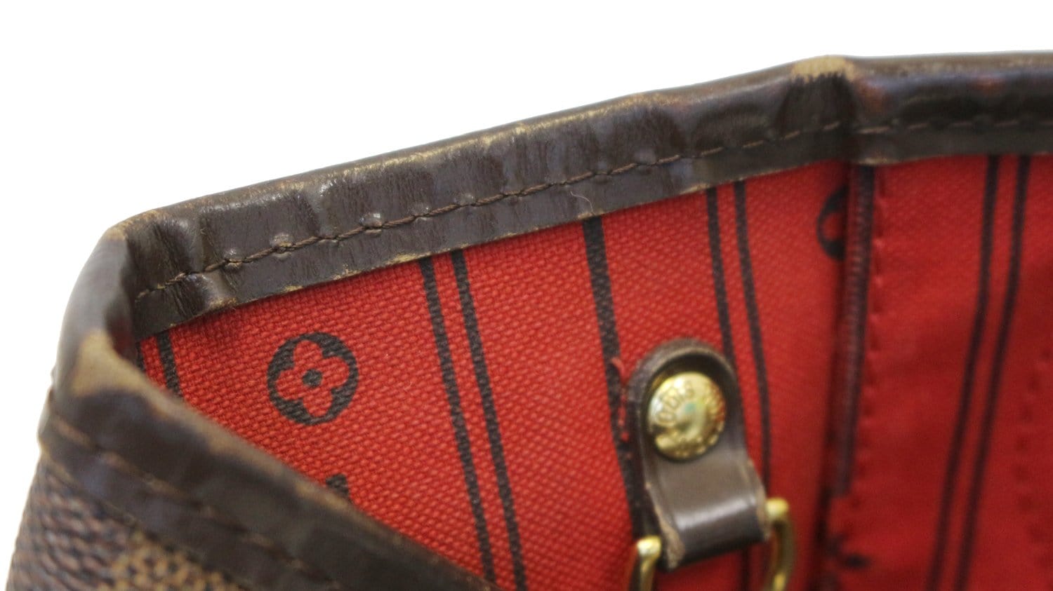 LOUIS VUITTON Damier Ebene Neverfull PM Tote Shoulder Bag