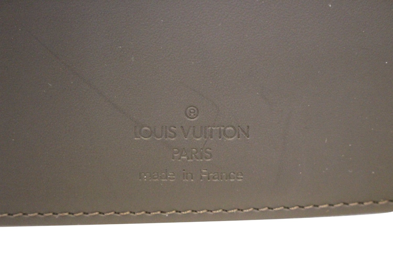 LOUIS VUITTON Mat Agenda MM Day Planner Cover Brown
