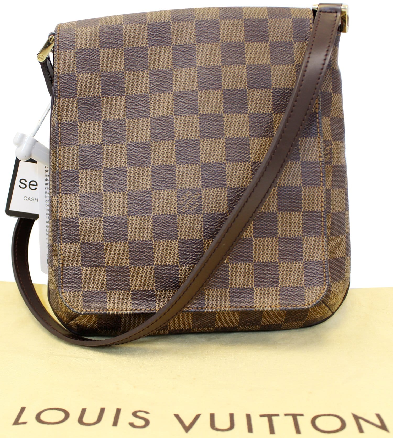 LOUIS VUITTON Damier Ebene Mtte Salsa Crossbody Bag