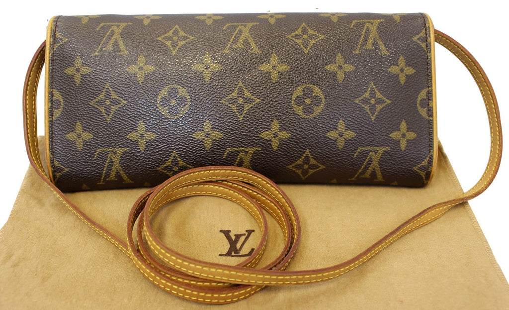 LOUIS VUITTON Monogram Canvas Pochette Twin GM Shoulder Bag