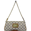 LOUIS VUITTON Damier Azur Eva Clutch Crossbody Bag