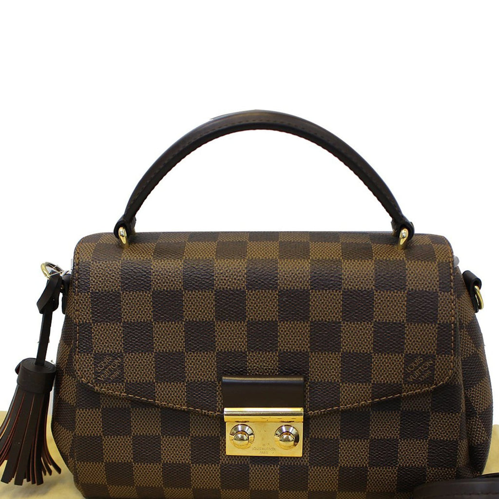 LOUIS VUITTON Damier Ebene Croisette Shoulder Crossbody Bag