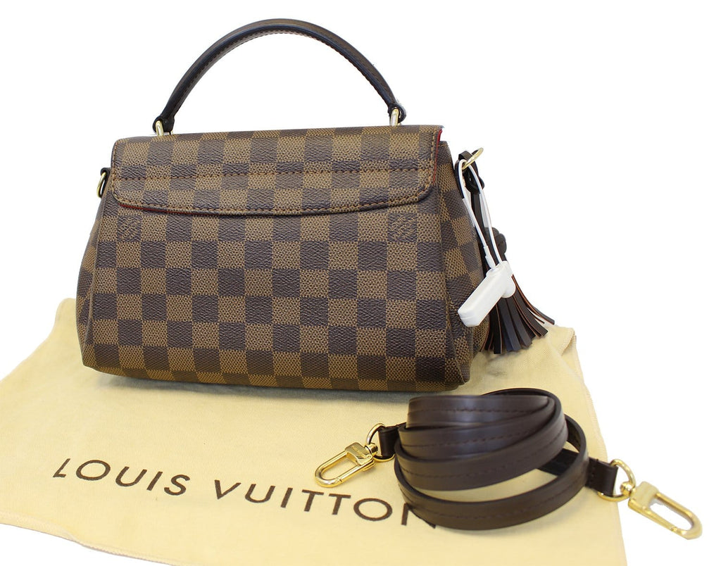 LOUIS VUITTON Damier Ebene Croisette Shoulder Crossbody Bag