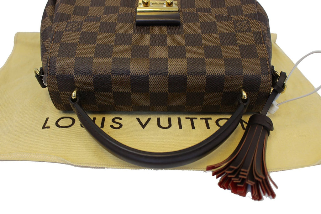LOUIS VUITTON Damier Ebene Croisette Shoulder Crossbody Bag