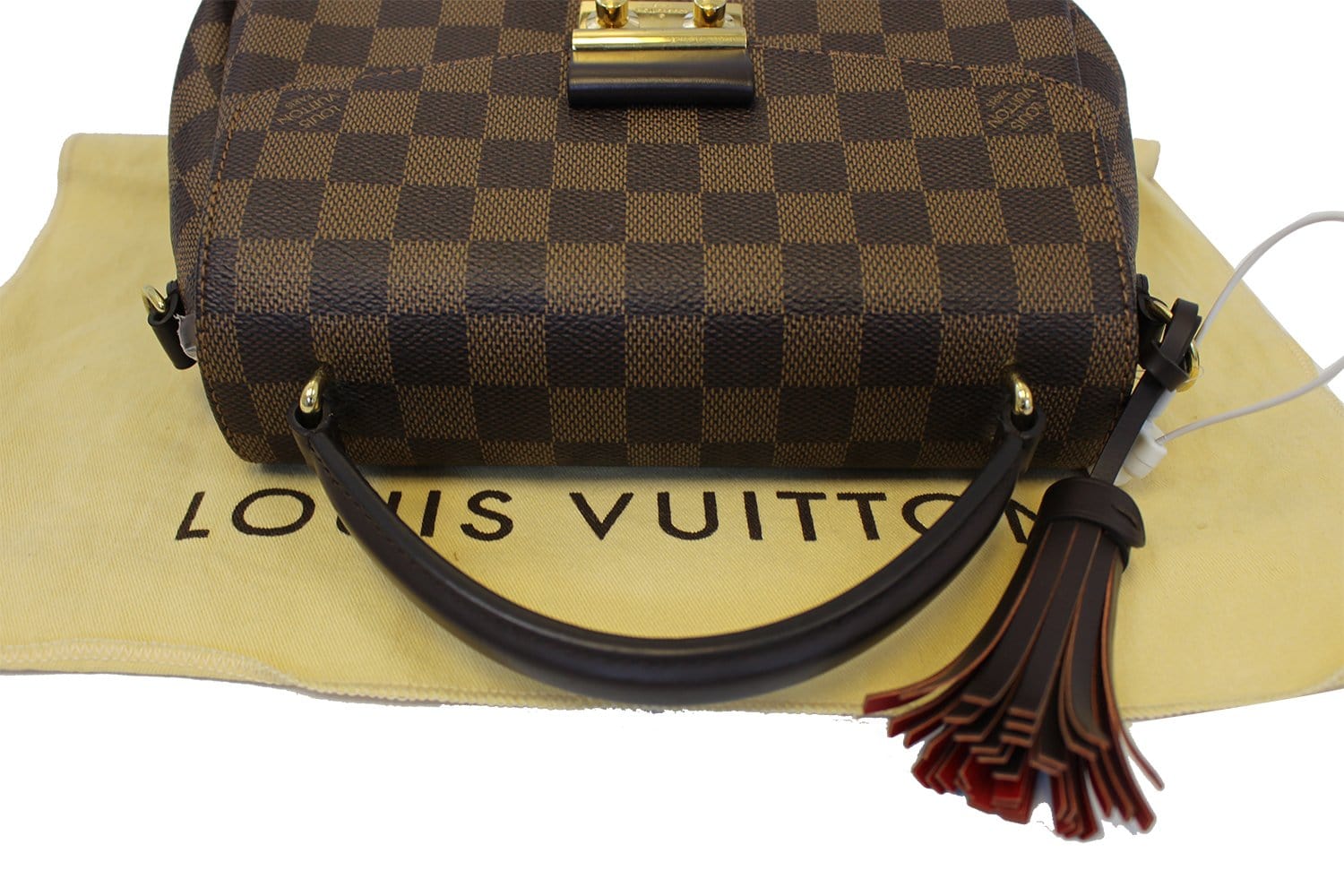 LOUIS VUITTON Damier Ebene Croisette Shoulder Crossbody Bag