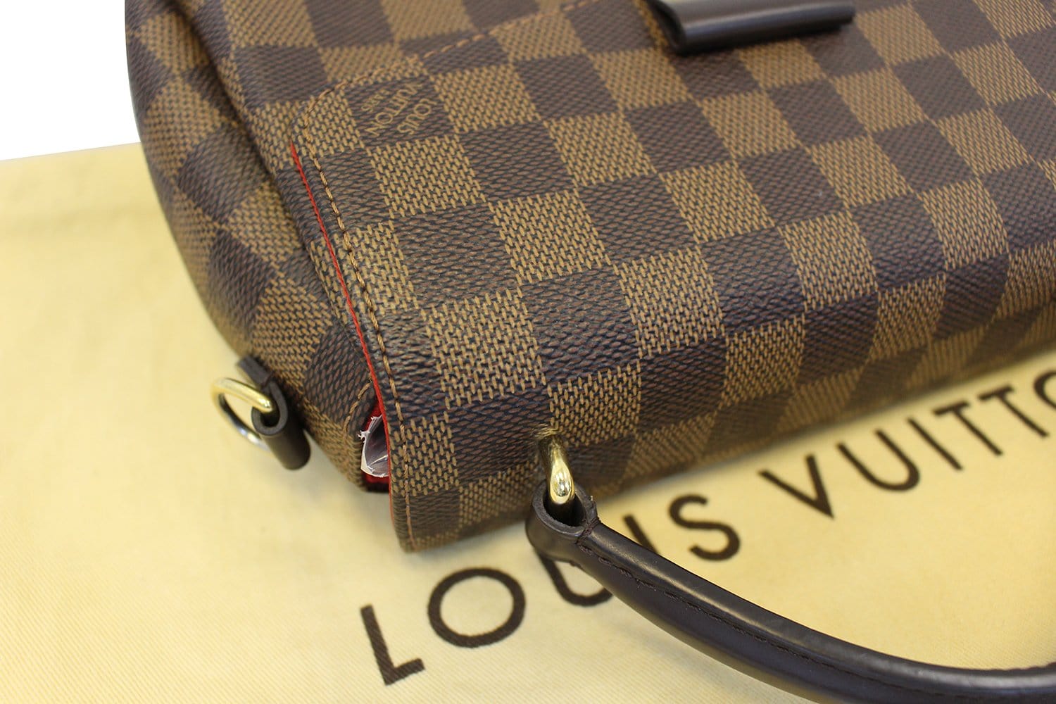 LOUIS VUITTON Damier Ebene Croisette Shoulder Crossbody Bag