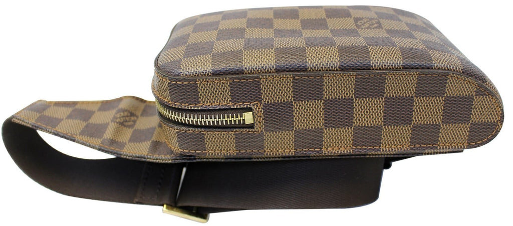 LOUIS VUITTON Damier Ebene Geronimos Brown Hip Bag