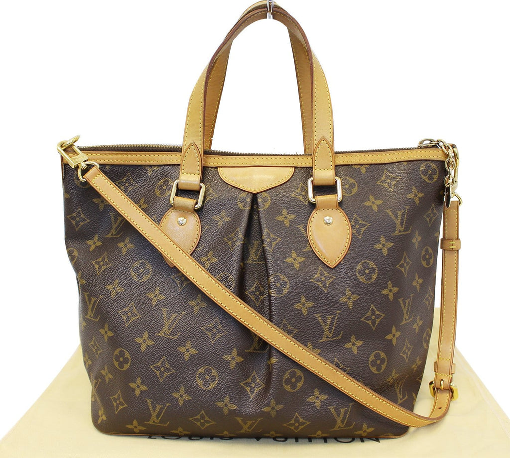 LOUIS VUITTON Monogram Canvas Palermo PM Brown Shoulder Bag