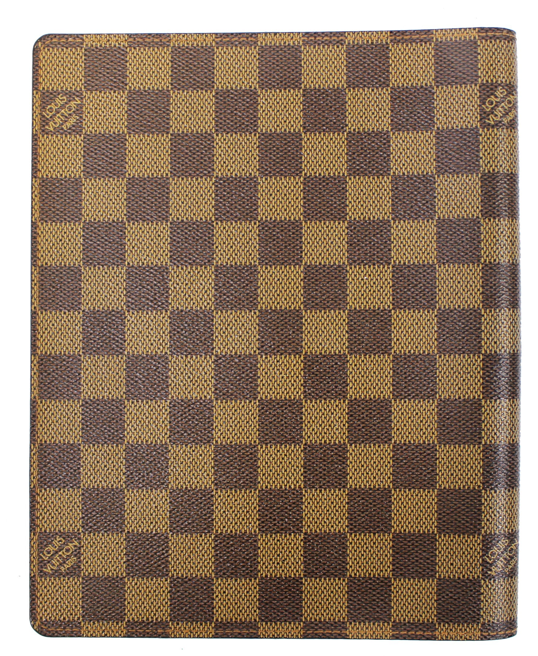 LOUIS VUITTON Damier Ebene Agenda Bureau Note Cover