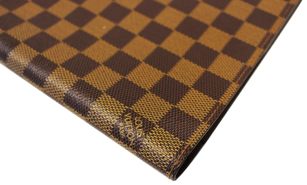 LOUIS VUITTON Damier Ebene Agenda Bureau Note Cover