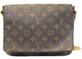 LOUIS VUITTON Monogram Canvas Mtte Tango Shoulder Crossbody Bag