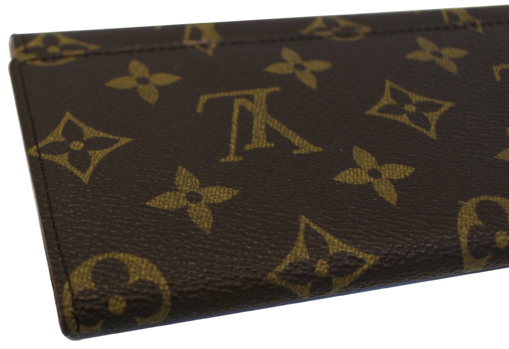 LOUIS VUITTON Monogram Canvas Long Flap Wallet