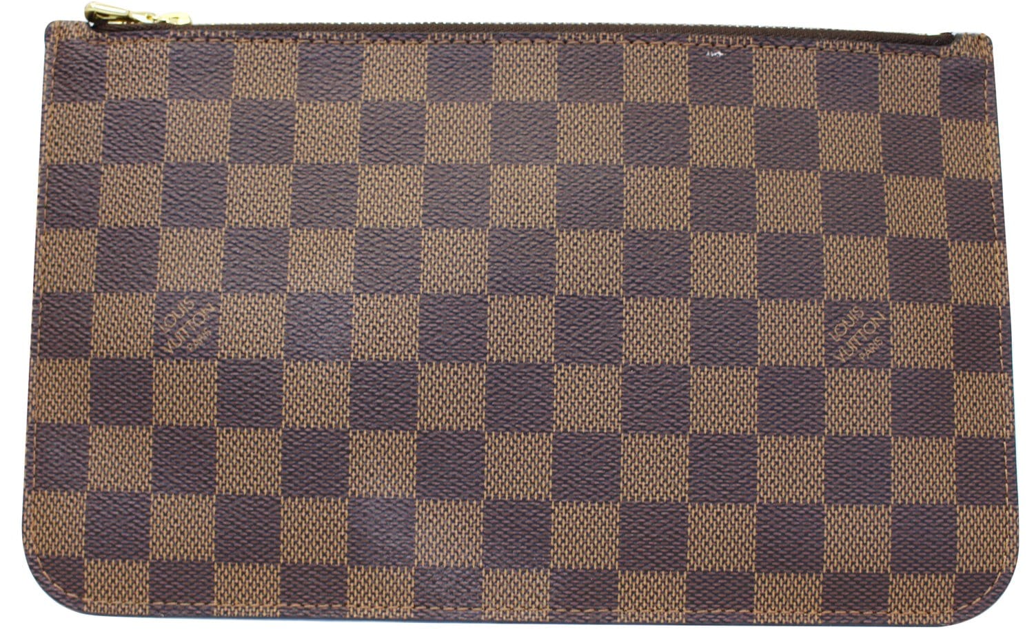 LOUIS VUITTON Damier Ebene Pochette Wristlet Pouch Neverfull MM