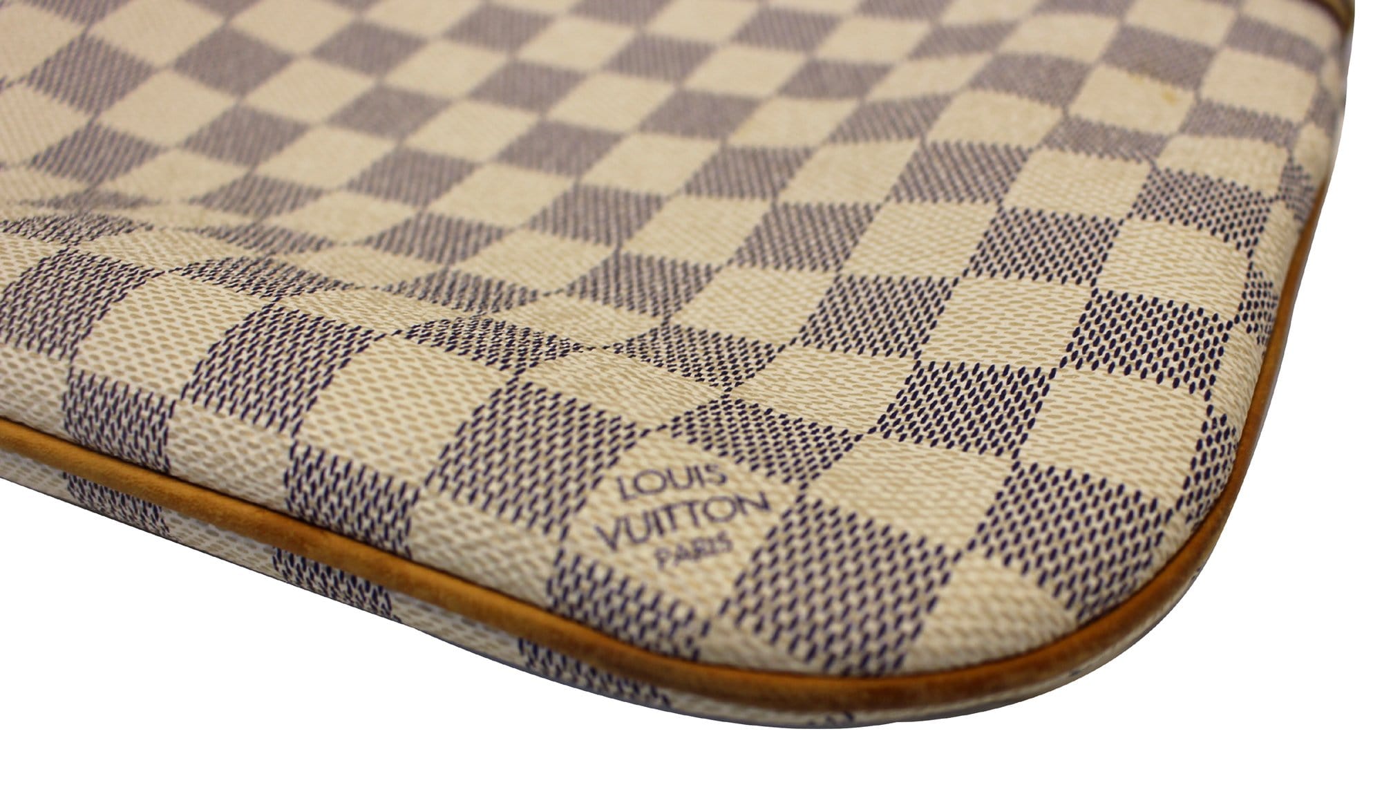 LOUIS VUITTON Damier Azur Pochette Bosphore Crossbody Bag
