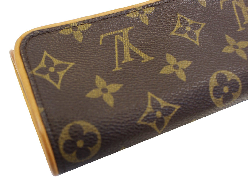 LOUIS VUITTON Monogram Canvas Twin PM Pochette Shoulder Bag