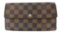 Louis Vuitton Bag Damier Ebene Sarah Canvas Wallet