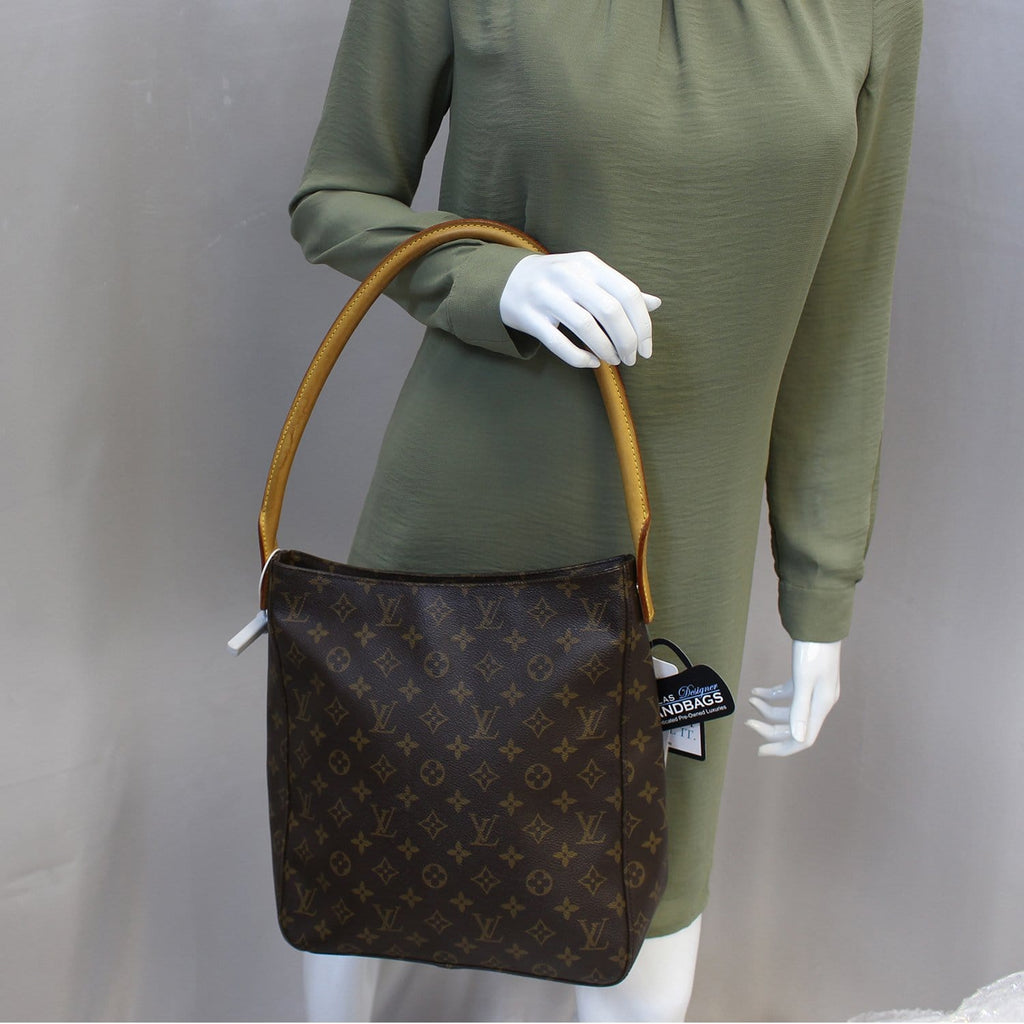 LOUIS VUITTON Monogram Canvas Looping GM Shoulder Bag