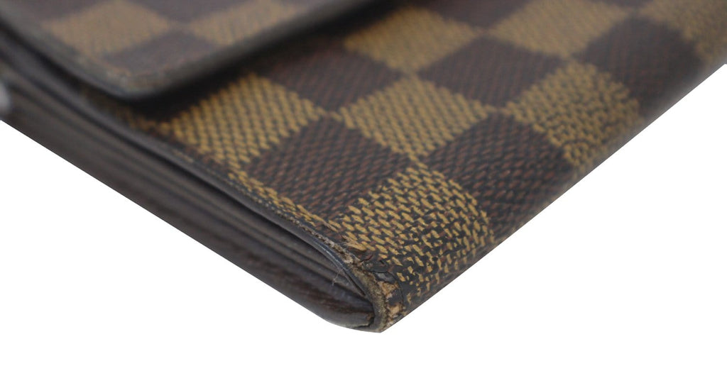 Louis Vuitton Bag Damier Ebene Sarah Canvas Wallet