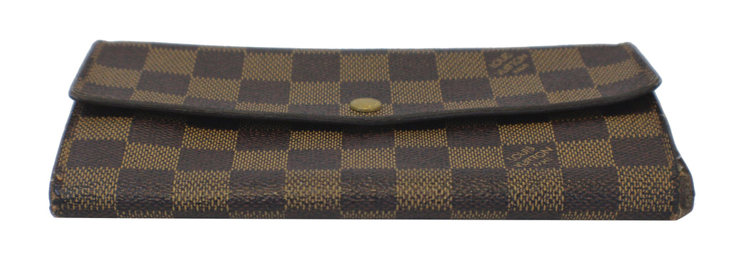 Louis Vuitton Bag Damier Ebene Sarah Canvas Wallet