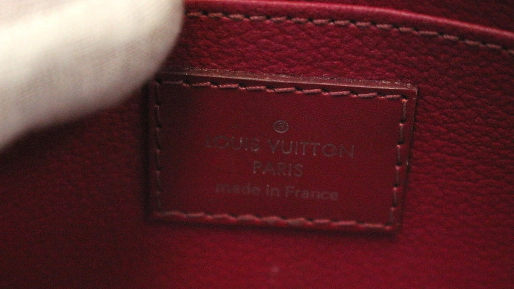 LOUIS VUITTON Epi Pochette Cosmetic Pouch Purple