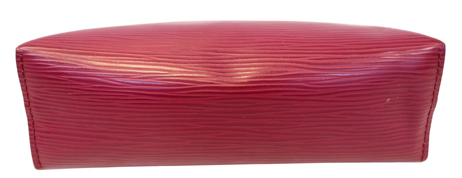 LOUIS VUITTON Epi Pochette Cosmetic Pouch Purple