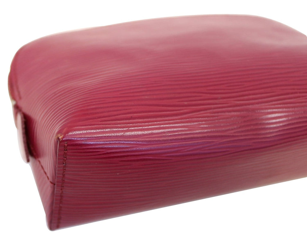 LOUIS VUITTON Epi Pochette Cosmetic Pouch Purple