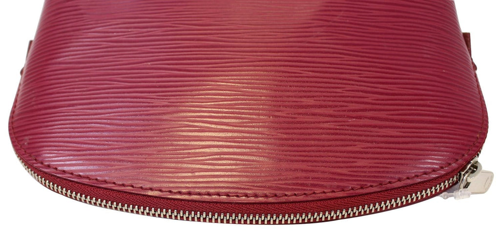 LOUIS VUITTON Epi Pochette Cosmetic Pouch Purple