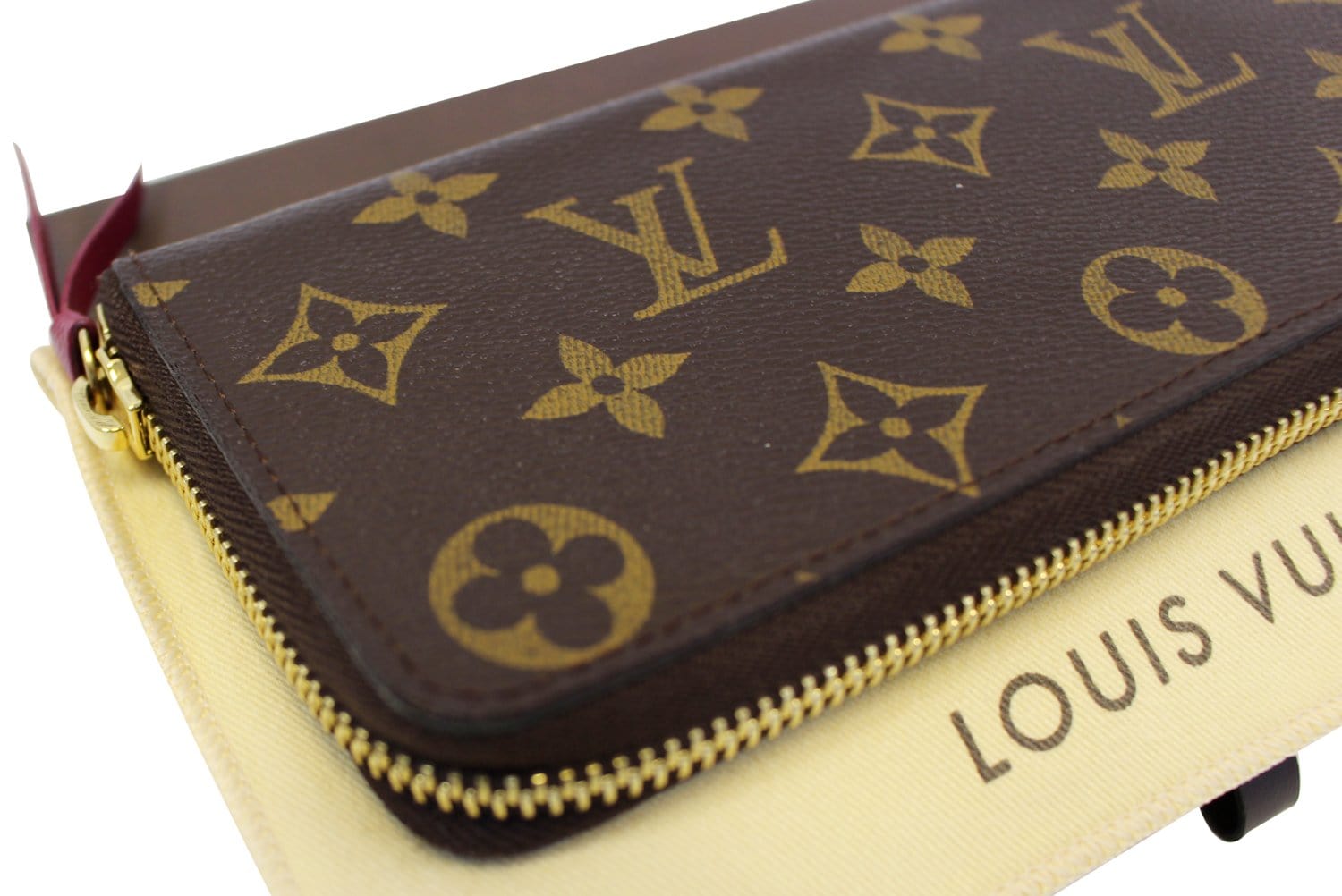 LOUIS VUITTON Monogram Canvas Clemence Wallet