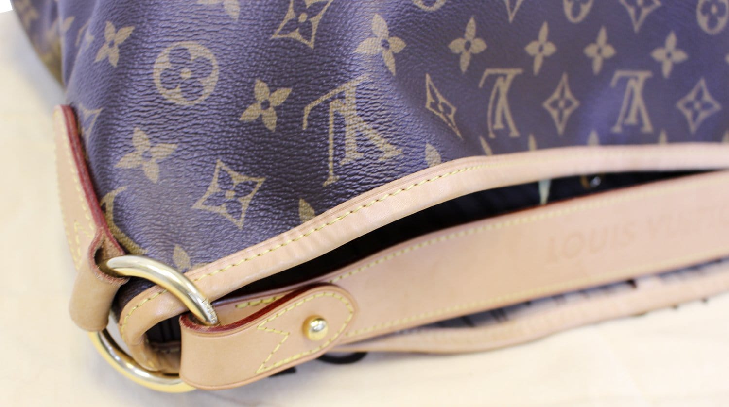 LOUIS VUITTON Monogram Canvas Delightful GM Shoulder Bag